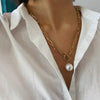 ZOSHI Bohemian Multi Layer Long Necklace for Women Imitation Pearl Choker Necklace Collars Statement Necklace Summer Jewelry