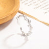 Silver-Tone Open Rings, Copper, Assorted Heart, Leaf, Infinity and Twisted Band Designs
