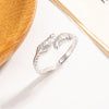 Silver-Tone Open Rings, Copper, Assorted Heart, Leaf, Infinity and Twisted Band Designs