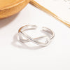 Silver-Tone Open Rings, Copper, Assorted Heart, Leaf, Infinity and Twisted Band Designs