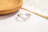 Silver-Tone Open Rings, Copper, Assorted Heart, Leaf, Infinity and Twisted Band Designs