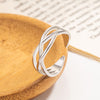 Silver-Tone Open Rings, Copper, Assorted Heart, Leaf, Infinity and Twisted Band Designs