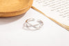 Silver-Tone Open Rings, Copper, Assorted Heart, Leaf, Infinity and Twisted Band Designs