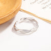 Silver-Tone Open Rings, Copper, Assorted Heart, Leaf, Infinity and Twisted Band Designs
