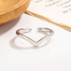 Silver-Tone Open Rings, Copper, Assorted Heart, Leaf, Infinity and Twisted Band Designs