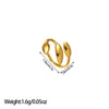 Open Ring, Gold-Tone Stainless Steel, Leaf, Flower, Snake and Geometric Designs, 40 Style Options