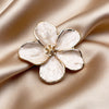 Flower Enamel Brooch, Floral Lapel Pin - Product view 1