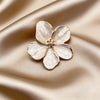 Flower Enamel Brooch, Floral Lapel Pin - Product view 3