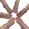Multi-Layer Tassel Anklet, Vintage-Inspired Alloy Foot Chain in Gold or Silver Tone - Product view 4
