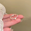 Faux Pearl Stacking Rings, Beaded and Bow Designs, Individual Styles or 3-Piece Set