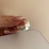 Silver-Tone Open Rings for Women, Assorted Floral, Leaf, Heart, Textured and Layered Band Designs