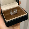 Silver-Tone Open Rings for Women, Assorted Floral, Leaf, Heart, Textured and Layered Band Designs
