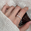 Silver-Tone Open Rings for Women, Assorted Floral, Leaf, Heart, Textured and Layered Band Designs