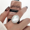 Silver-Tone Open Rings for Women, Assorted Floral, Leaf, Heart, Textured and Layered Band Designs