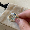 Silver-Tone Open Rings for Women, Assorted Floral, Leaf, Heart, Textured and Layered Band Designs