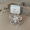 Silver-Tone Open Rings for Women, Assorted Floral, Leaf, Heart, Textured and Layered Band Designs