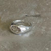 Silver-Tone Open Rings for Women, Assorted Floral, Leaf, Heart, Textured and Layered Band Designs