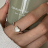 Silver-Tone Open Rings for Women, Assorted Floral, Leaf, Heart, Textured and Layered Band Designs