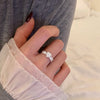 Silver-Tone Open Rings for Women, Assorted Floral, Leaf, Heart, Textured and Layered Band Designs
