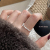 Silver-Tone Open Rings for Women, Assorted Floral, Leaf, Heart, Textured and Layered Band Designs