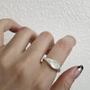 Silver-Tone Open Rings for Women, Assorted Floral, Leaf, Heart, Textured and Layered Band Designs