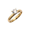 Stacking Accent Rings, Gold-Tone Stainless Steel, Round, Pear and Marquise Designs, Individual Rings or 3-Piece Set