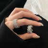 Stacking Rings for Women, Assorted Silver-Tone and Gold-Tone Wave, Heart, Floral and Geometric Designs and Sets