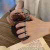 Stacking Rings for Women, Assorted Silver-Tone and Gold-Tone Wave, Heart, Floral and Geometric Designs and Sets