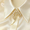 Dandelion Brooch Pin for Women, Alloy Floral Design in Gold-Tone or Silver-Tone Finish - Golden dandelion brooch