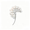 Dandelion Brooch Pin for Women, Alloy Floral Design in Gold-Tone or Silver-Tone Finish - Silver dandelion brooch