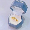 Gold-Tone Open Rings for Women, Assorted Floral, Bow, Heart, Coin and Textured Band Designs
