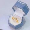 Gold-Tone Open Rings for Women, Assorted Floral, Bow, Heart, Coin and Textured Band Designs