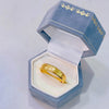 Gold-Tone Open Rings for Women, Assorted Floral, Bow, Heart, Coin and Textured Band Designs