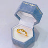 Gold-Tone Open Rings for Women, Assorted Floral, Bow, Heart, Coin and Textured Band Designs