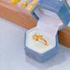 Gold-Tone Open Rings for Women, Assorted Floral, Bow, Heart, Coin and Textured Band Designs