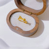 Gold-Tone Open Rings for Women, Assorted Floral, Bow, Heart, Coin and Textured Band Designs