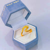 Gold-Tone Open Rings for Women, Assorted Floral, Bow, Heart, Coin and Textured Band Designs