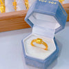 Gold-Tone Open Rings for Women, Assorted Floral, Bow, Heart, Coin and Textured Band Designs