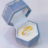Gold-Tone Open Rings for Women, Assorted Floral, Bow, Heart, Coin and Textured Band Designs
