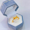 Gold-Tone Open Rings for Women, Assorted Floral, Bow, Heart, Coin and Textured Band Designs
