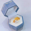 Gold-Tone Open Rings for Women, Assorted Floral, Bow, Heart, Coin and Textured Band Designs