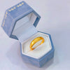 Gold-Tone Open Rings for Women, Assorted Floral, Bow, Heart, Coin and Textured Band Designs
