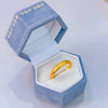 Gold-Tone Open Rings for Women, Assorted Floral, Bow, Heart, Coin and Textured Band Designs
