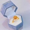 Gold-Tone Open Rings for Women, Assorted Floral, Bow, Heart, Coin and Textured Band Designs