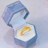 Gold-Tone Open Rings for Women, Assorted Floral, Bow, Heart, Coin and Textured Band Designs