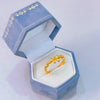 Gold-Tone Open Rings for Women, Assorted Floral, Bow, Heart, Coin and Textured Band Designs