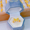 Gold-Tone Open Rings for Women, Assorted Floral, Bow, Heart, Coin and Textured Band Designs