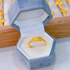 Gold-Tone Open Rings for Women, Assorted Floral, Bow, Heart, Coin and Textured Band Designs
