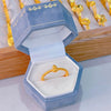 Gold-Tone Open Rings for Women, Assorted Floral, Bow, Heart, Coin and Textured Band Designs