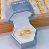 Gold-Tone Open Rings for Women, Assorted Floral, Bow, Heart, Coin and Textured Band Designs